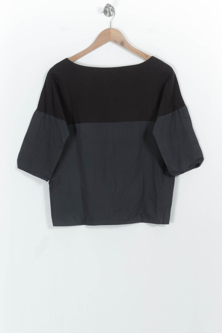 Blouse Noir et Gris - Taille S/36 de la marque Comptoir des Cotonniers | PARAD102902 - Vendu par Paradigme - Image 4