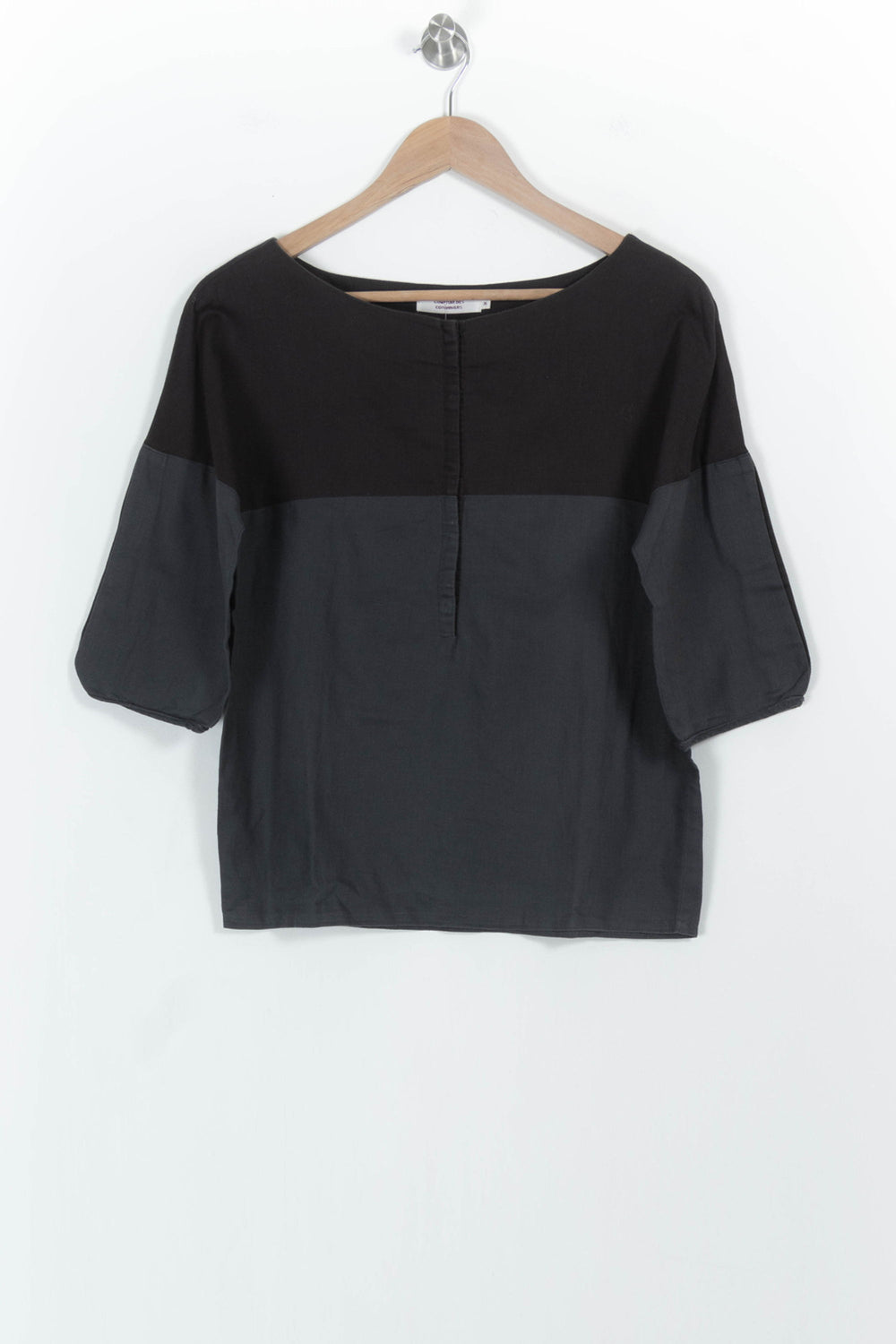 Blouse Noir et Gris - Taille S/36 de la marque Comptoir des Cotonniers | PARAD102902 - Vendu par Paradigme - Image 2