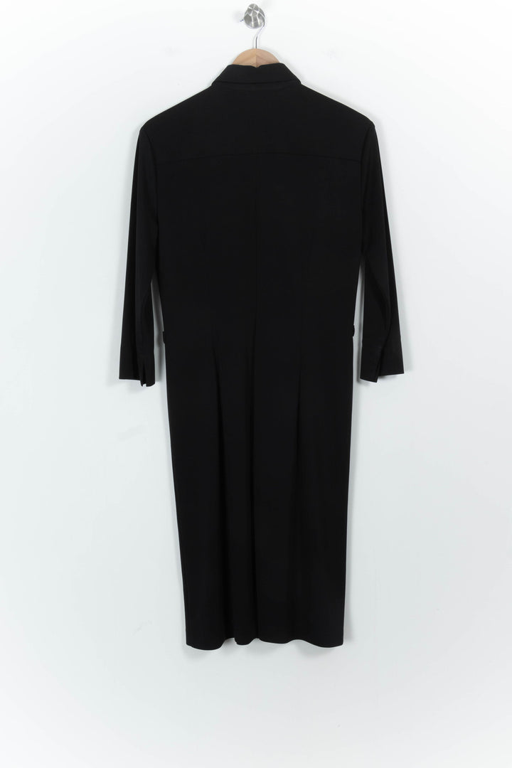 Robe chemise noire - Taille XXL/44 de la marque Caroll | PARAD102904 - Vendu par Paradigme - Image 4