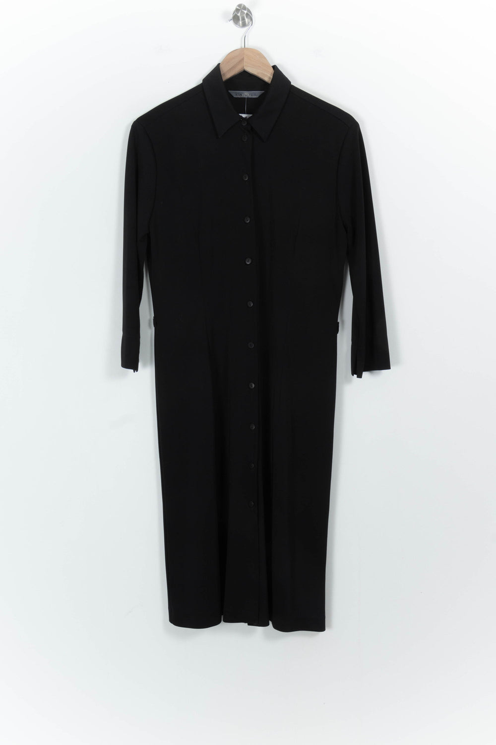 Robe chemise noire - Taille XXL/44 de la marque Caroll | PARAD102904 - Vendu par Paradigme - Image 2