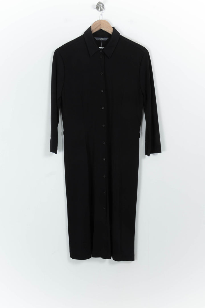 Robe chemise noire - Taille XXL/44 de la marque Caroll | PARAD102904 - Vendu par Paradigme - Image 2