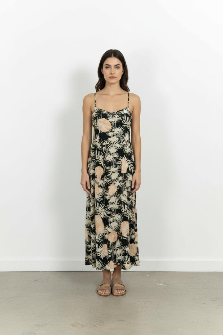 Robe Longue Verte et Beige - Taille S/36 de la marque Des petits hauts | PARAD102905 - Vendu par Paradigme - Image 1