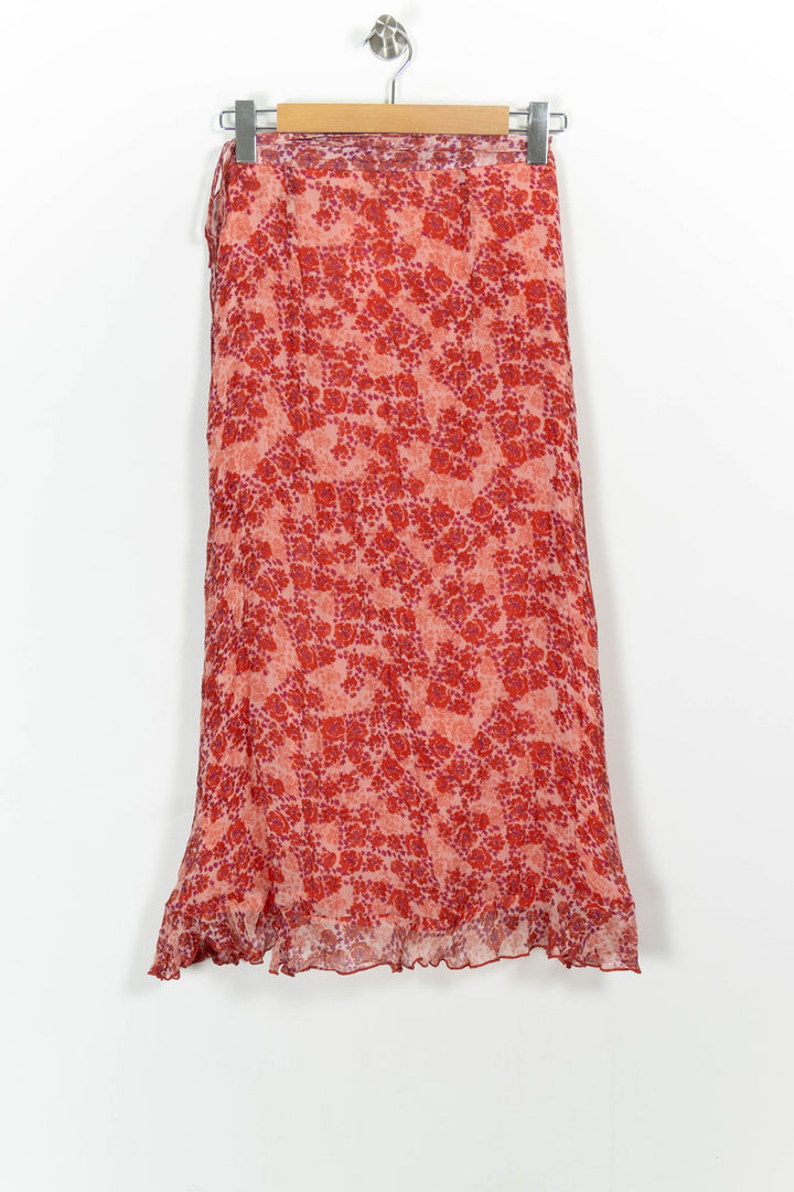 Jupe Longue Rose et Rouge - Taille M/38 de la marque La Petite Etoile | PARAD102906 - Vendu par Paradigme - Image 4