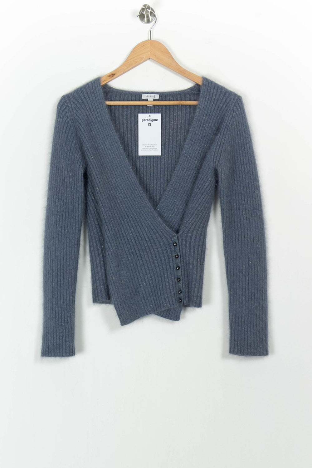 Cardigan Bleu - Taille S/36 de la marque Maison 123 | PARAD102908 - Vendu par Paradigme - Image 2
