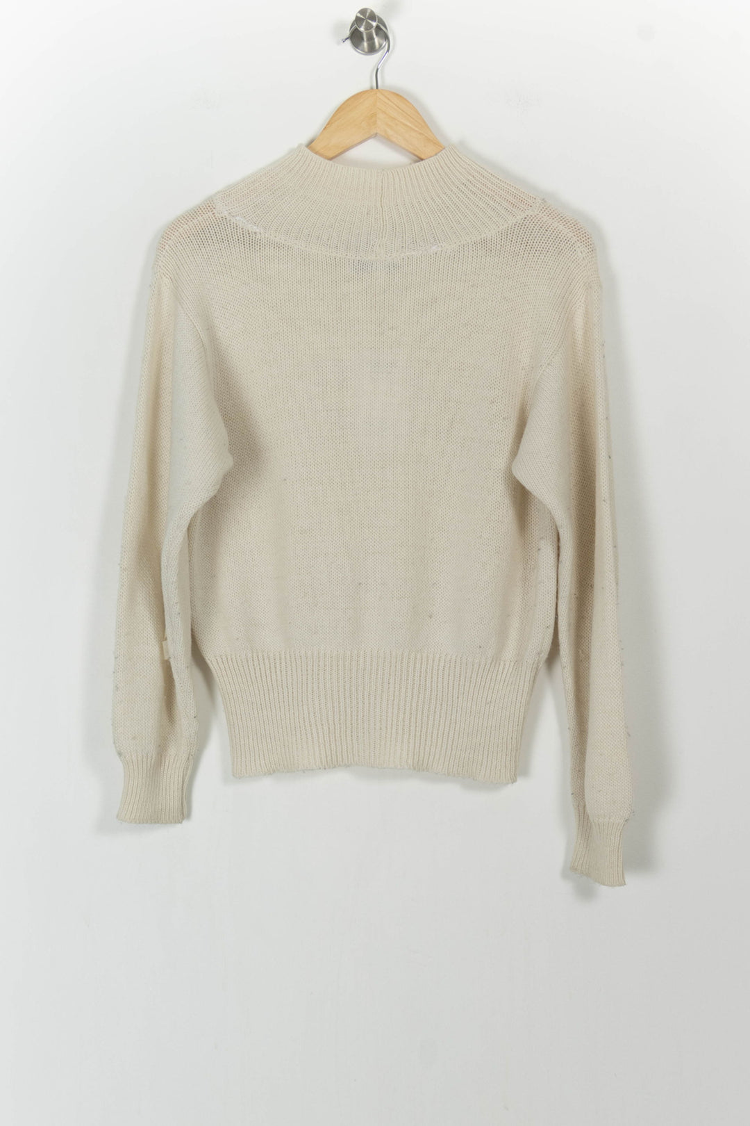 Pull Blanc - Taille S/36 de la marque Caroll | PARAD102910 - Vendu par Paradigme - Image 4