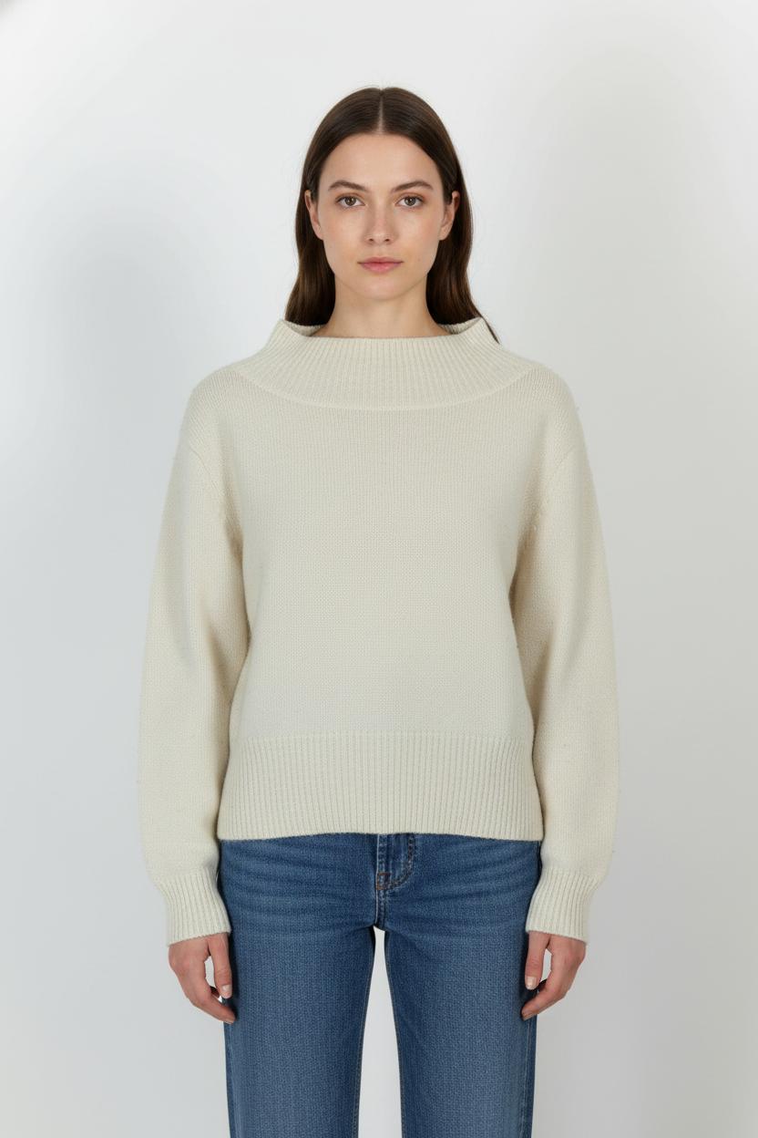 Pull Blanc - Taille S/36 de la marque Caroll | PARAD102910 - Vendu par Paradigme - Image 1