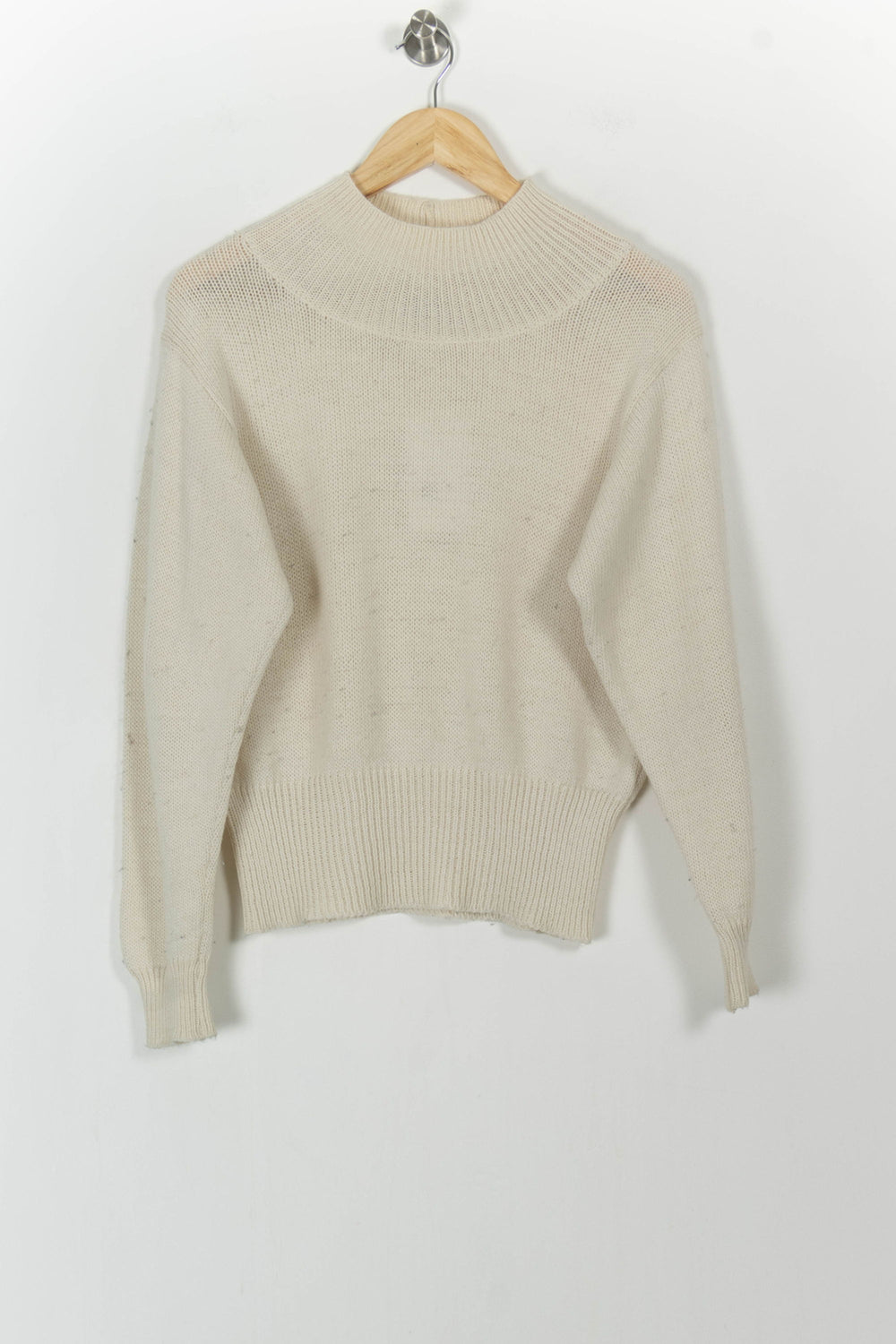 Pull Blanc - Taille S/36 de la marque Caroll | PARAD102910 - Vendu par Paradigme - Image 2
