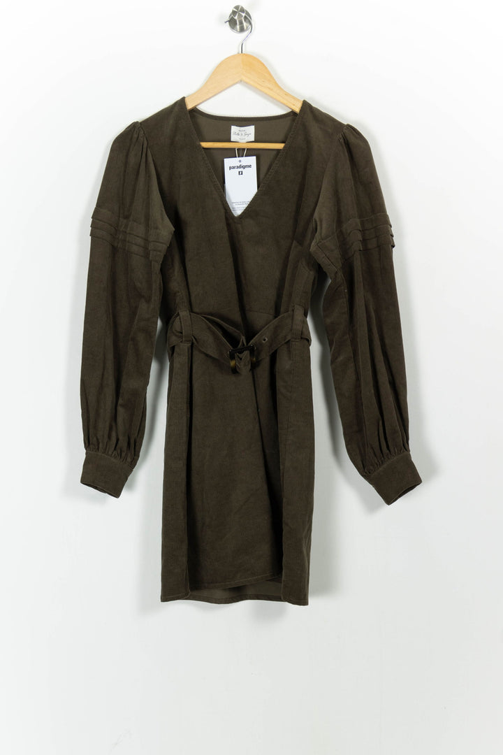 Robe Courte Verte - Taille XS/34 de la marque Maison Stella & Suzie | PARAD102916 - Vendu par Paradigme - Image 2
