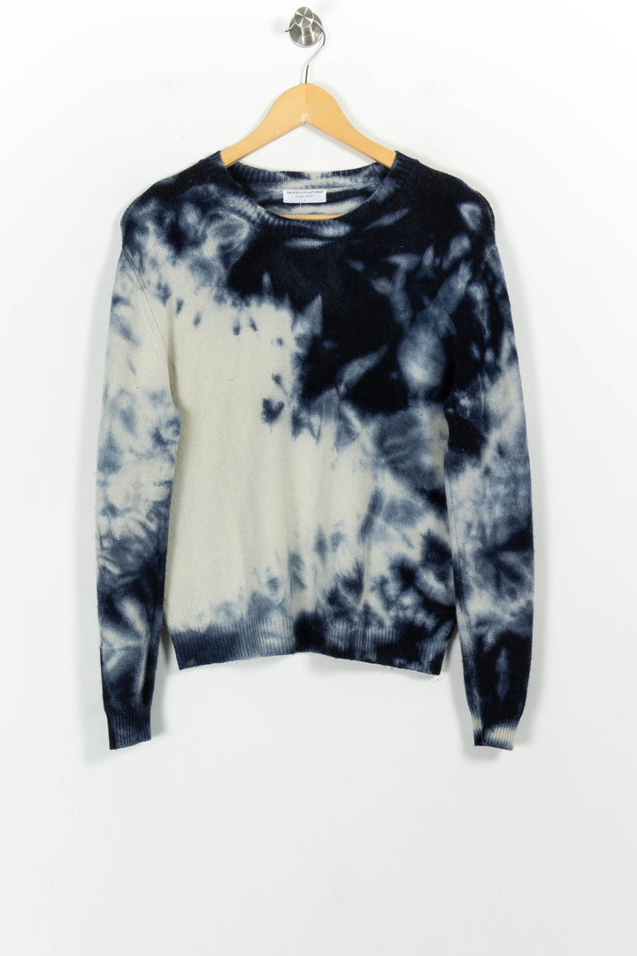 Pull Bleu et Blanc - Taille S/36 de la marque Majestic Filatures | PARAD102922 - Vendu par Paradigme - Image 2