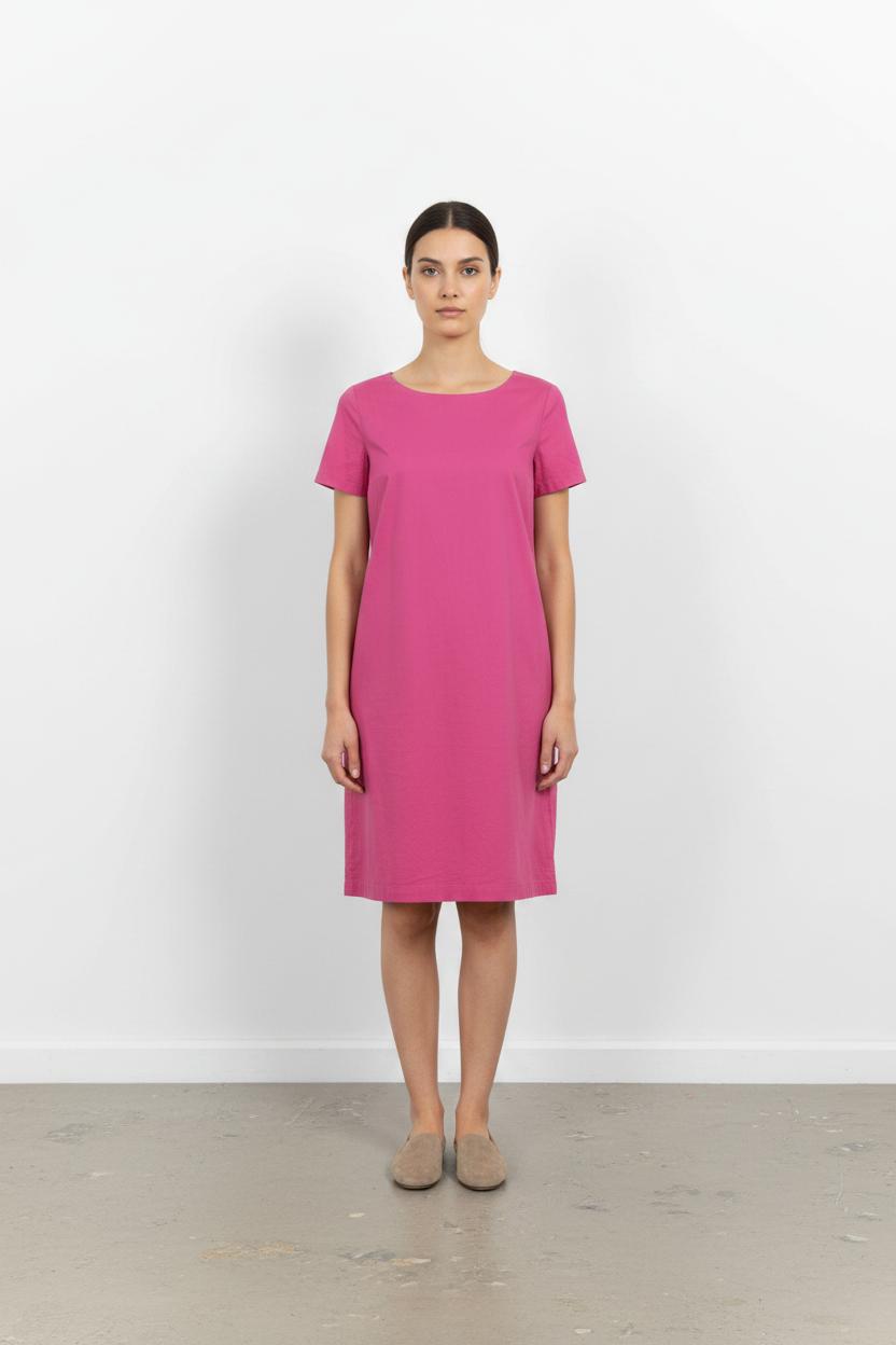 Robe Courte Rose - Taille S/36 de la marque Marina Rinaldi | PARAD102923 - Vendu par Paradigme - Image 1