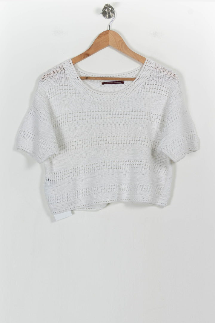 Pull Blanc - Taille M/38 de la marque Comptoir des Cotonniers | PARAD102926 - Vendu par Paradigme - Image 2