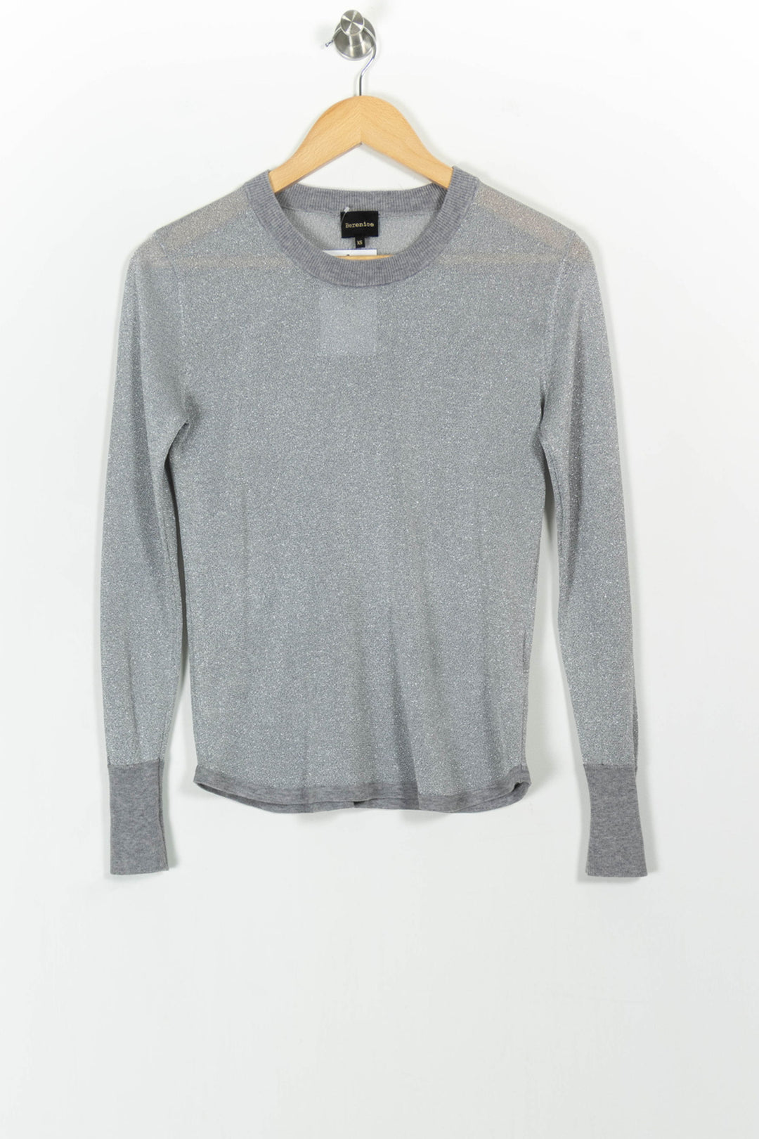 Pull Gris - Taille XS/34 de la marque Bérénice | PARAD102932 - Vendu par Paradigme - Image 2