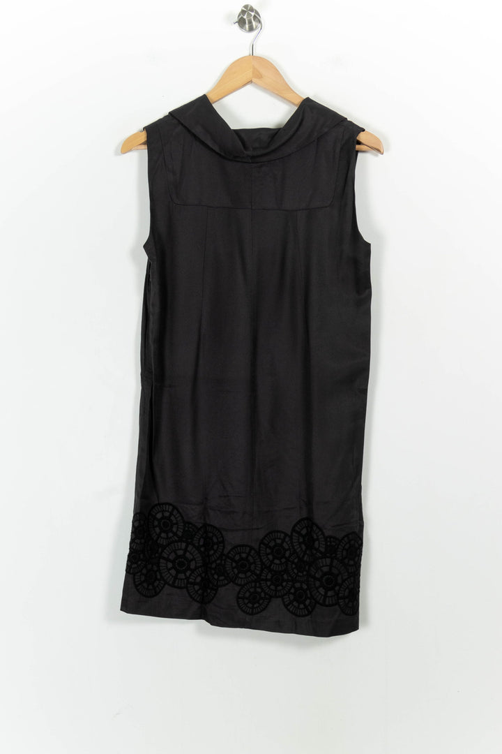 Robe Courte Noire - Taille S/36 de la marque Caroll | PARAD102936 - Vendu par Paradigme - Image 4