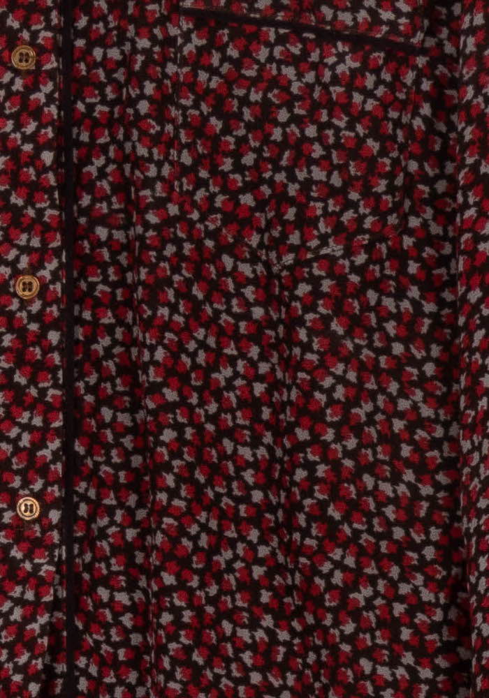 Chemise Bordeaux et Noire - Taille XL/42 de la marque Pablo | PARAD102954 - Vendu par Paradigme - Image 3
