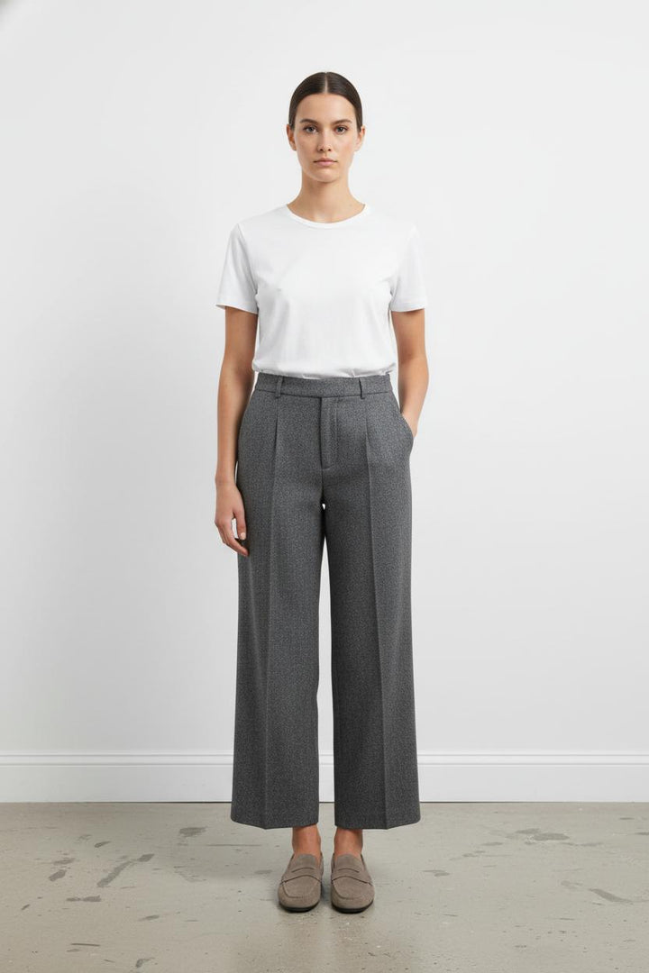 Pantalon Gris - Taille L/40 de la marque Caroll | PARAD102962 - Vendu par Paradigme - Image 1
