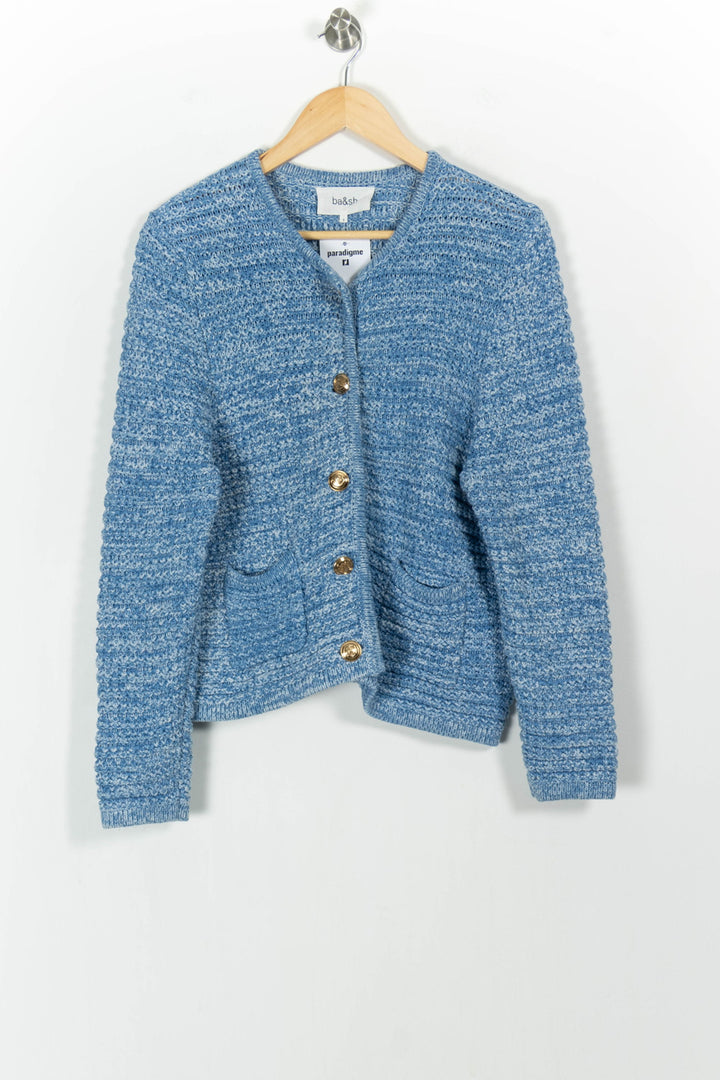 Cardigan Bleu - Taille L/40 de la marque ba&sh | PARAD102973 - Vendu par Paradigme - Image 2
