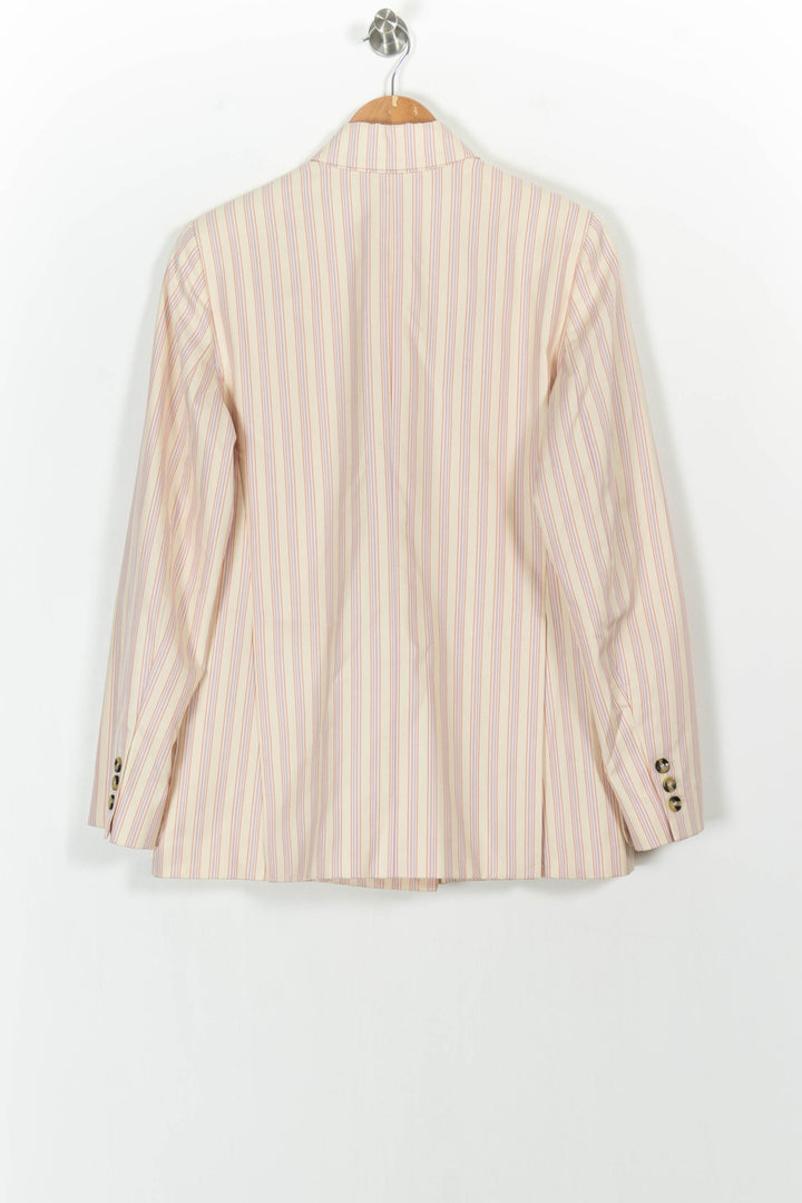 Blazer Rose et Beige - Taille S/36 de la marque Bérénice | PARAD102976 - Vendu par Paradigme - Image 4