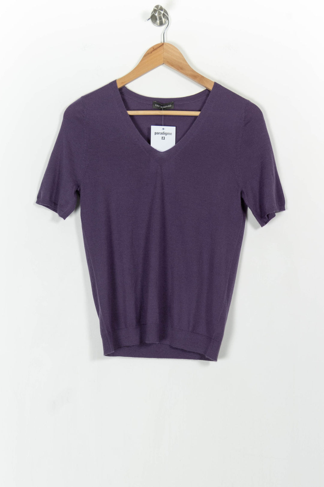 Pull Violet - Taille S/36 de la marque Eric Bompard | PARAD102996 - Vendu par Paradigme - Image 2