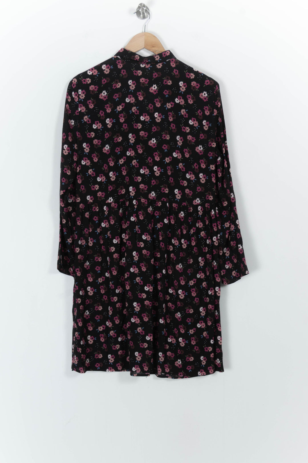 Robe Fleurie Noire et Rose - Taille S/36 de la marque Des petits hauts | PARAD103002 - Vendu par Paradigme - Image 4