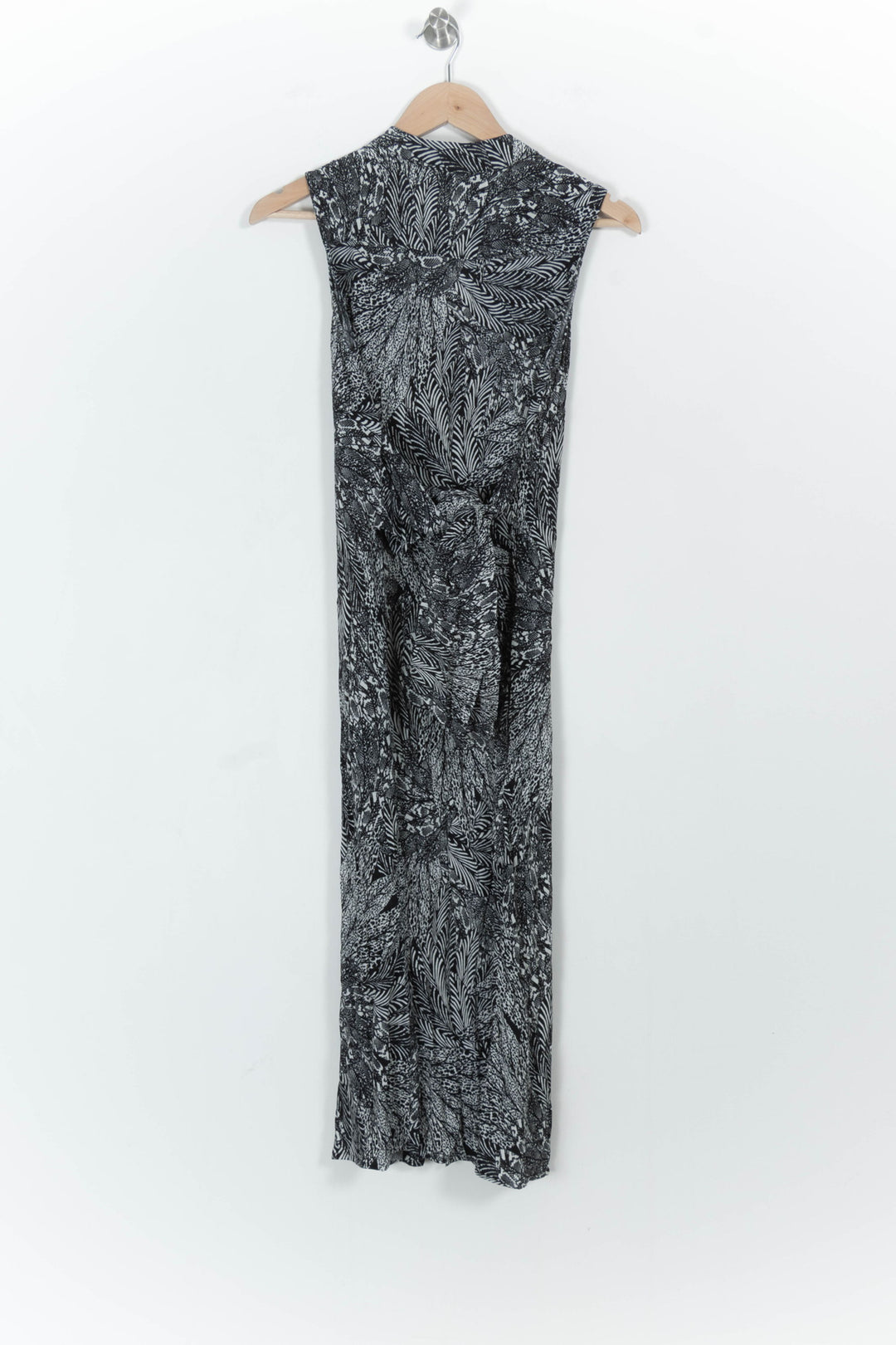 Robe longue noire et blanche - Taille M/38 de la marque Maison 123 | PARAD103003 - Vendu par Paradigme - Image 4