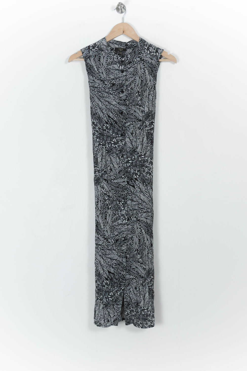 Robe longue noire et blanche - Taille M/38 de la marque Maison 123 | PARAD103003 - Vendu par Paradigme - Image 2