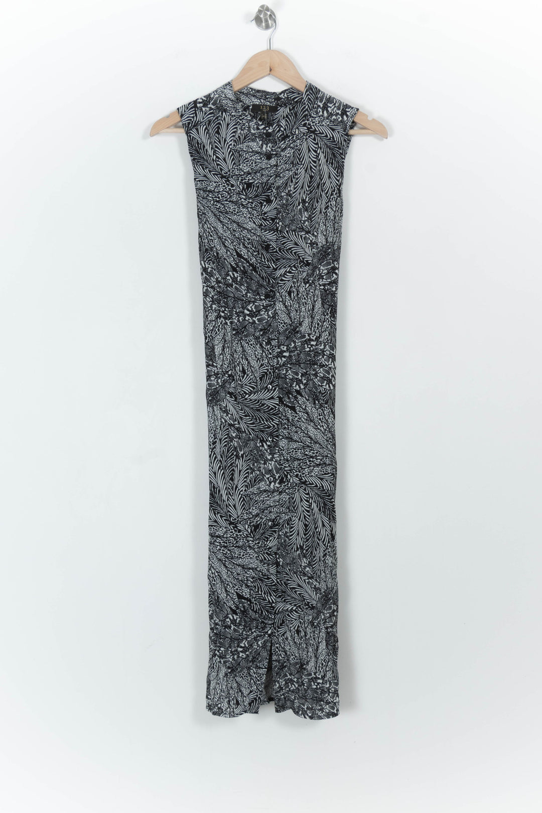 Robe longue noire et blanche - Taille M/38 de la marque Maison 123 | PARAD103003 - Vendu par Paradigme - Image 2