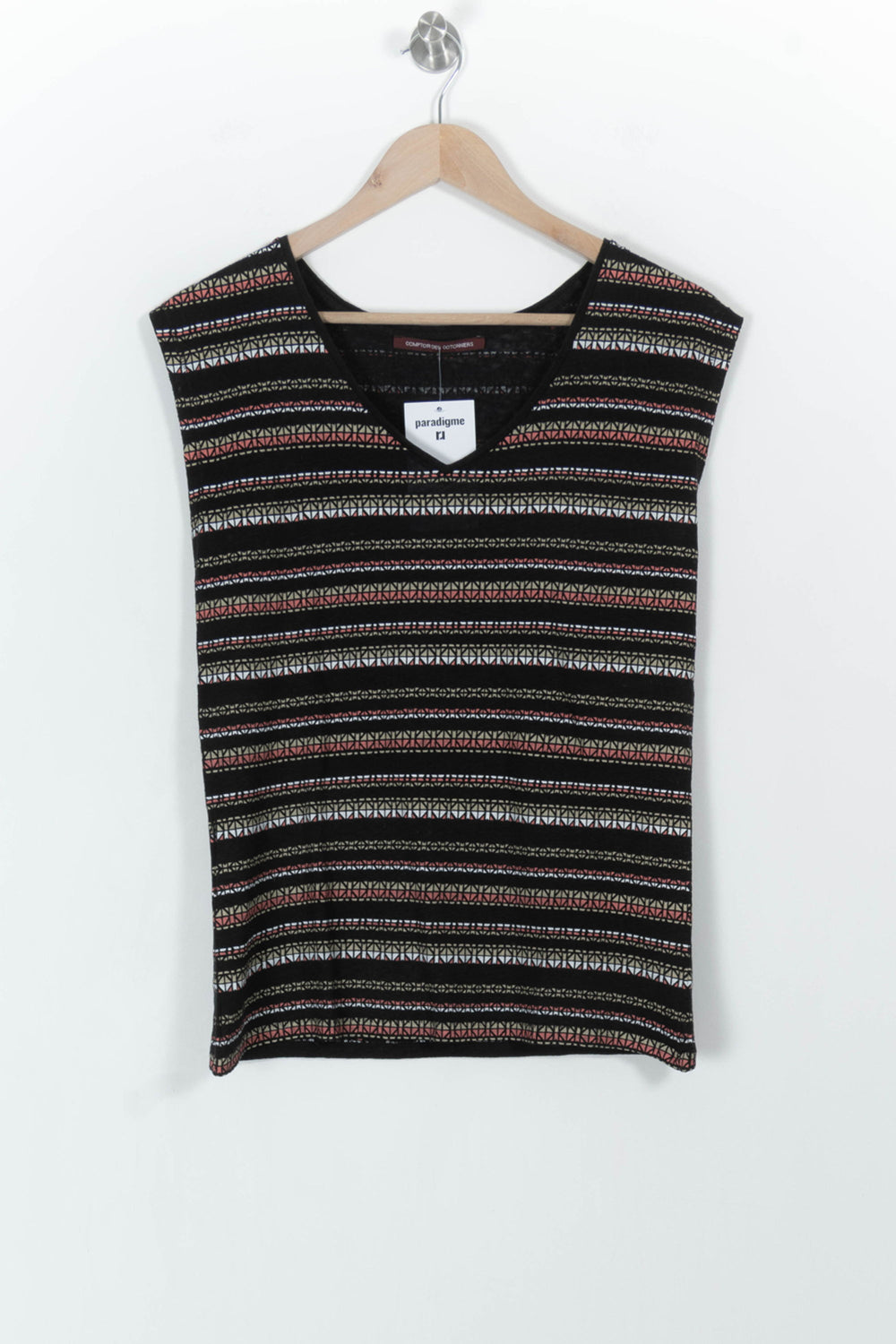 Débardeur Noir et Blanc - Taille M/38 de la marque Comptoir des Cotonniers | PARAD103008 - Vendu par Paradigme - Image 2