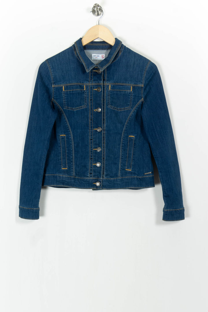 Veste en Jean Bleue - Taille M/38 de la marque Saint James | PARAD103010 - Vendu par Paradigme - Image 2