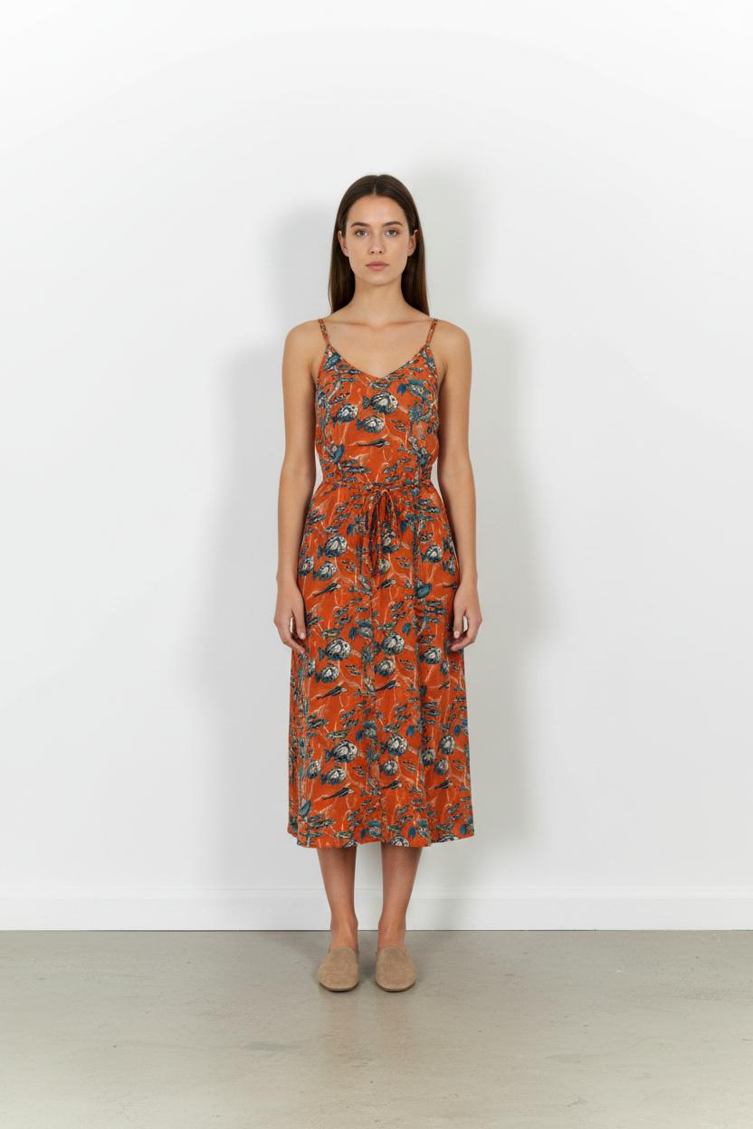 Robe Longue Orange et Bleu - Taille M/38 de la marque Marie Sixtine | PARAD103011 - Vendu par Paradigme - Image 1