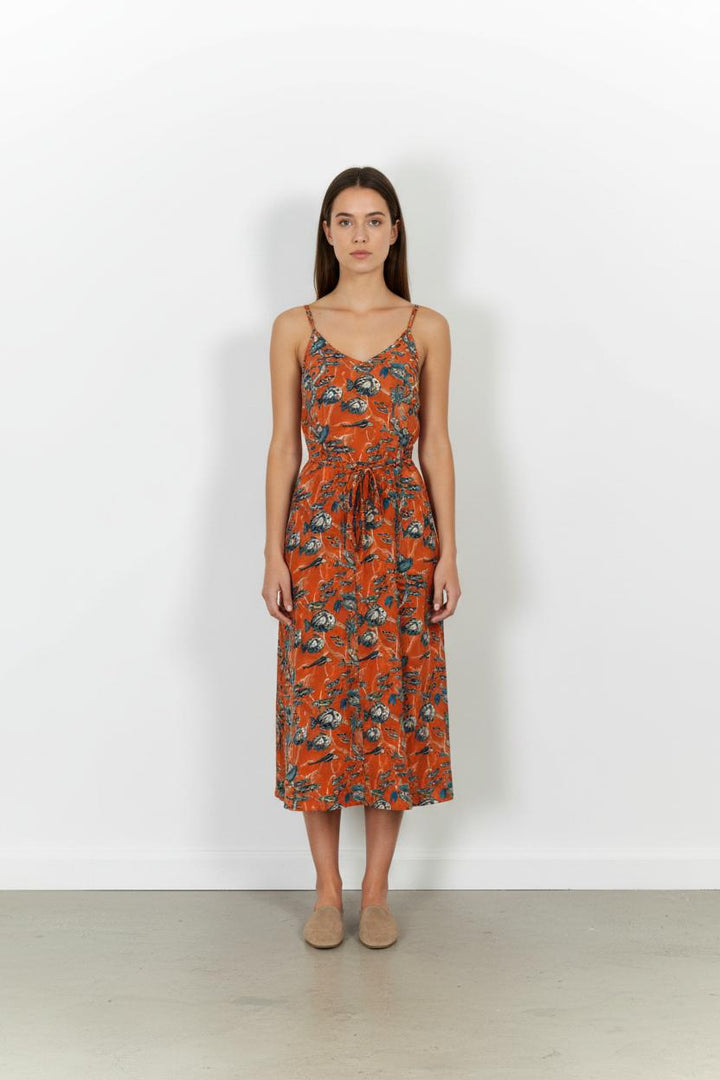 Robe Longue Orange et Bleu - Taille M/38 de la marque Marie Sixtine | PARAD103011 - Vendu par Paradigme - Image 1
