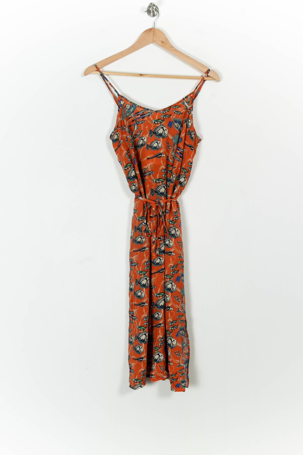 Robe Longue Orange et Bleu - Taille M/38 de la marque Marie Sixtine | PARAD103011 - Vendu par Paradigme - Image 2