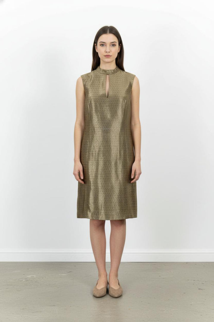 Robe Sans Manches Beige - Taille XL/42 de la marque Caroll | PARAD103025 - Vendu par Paradigme - Image 1