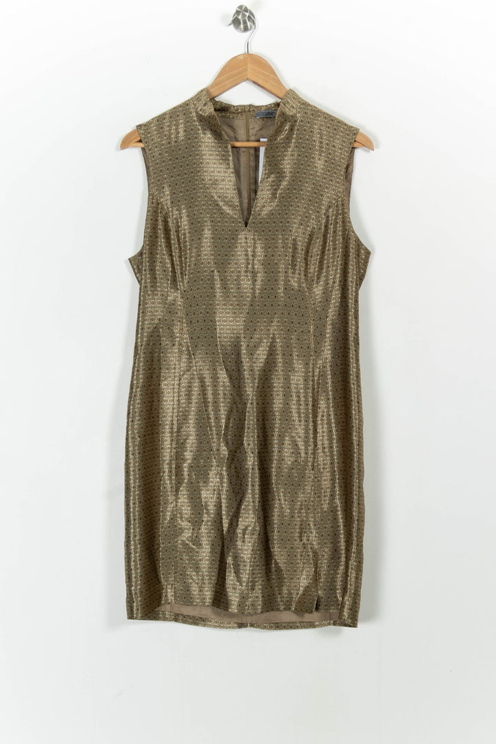 Robe Sans Manches Beige - Taille XL/42 de la marque Caroll | PARAD103025 - Vendu par Paradigme - Image 2