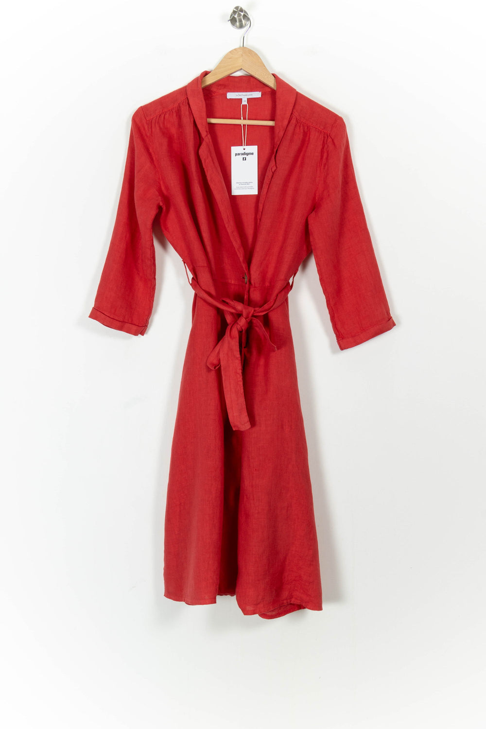 Robe Rouge - Taille M/38 de la marque La Fée Maraboutée | PARAD103037 - Vendu par Paradigme - Image 2