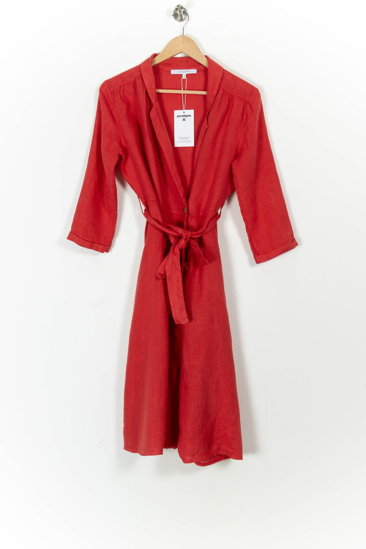 Robe Rouge - Taille M/38 de la marque La Fée Maraboutée | PARAD103037 - Vendu par Paradigme - Image 2