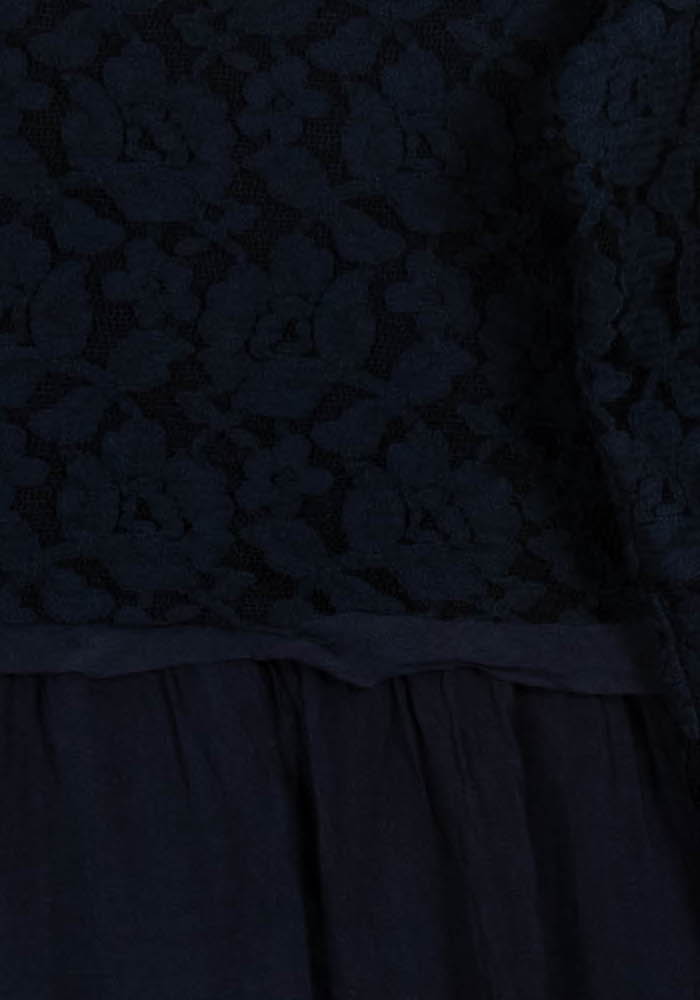 Robe Dentelle Bleue - Taille M/38 de la marque La Fée Maraboutée | PARAD103040 - Vendu par Paradigme - Image 3