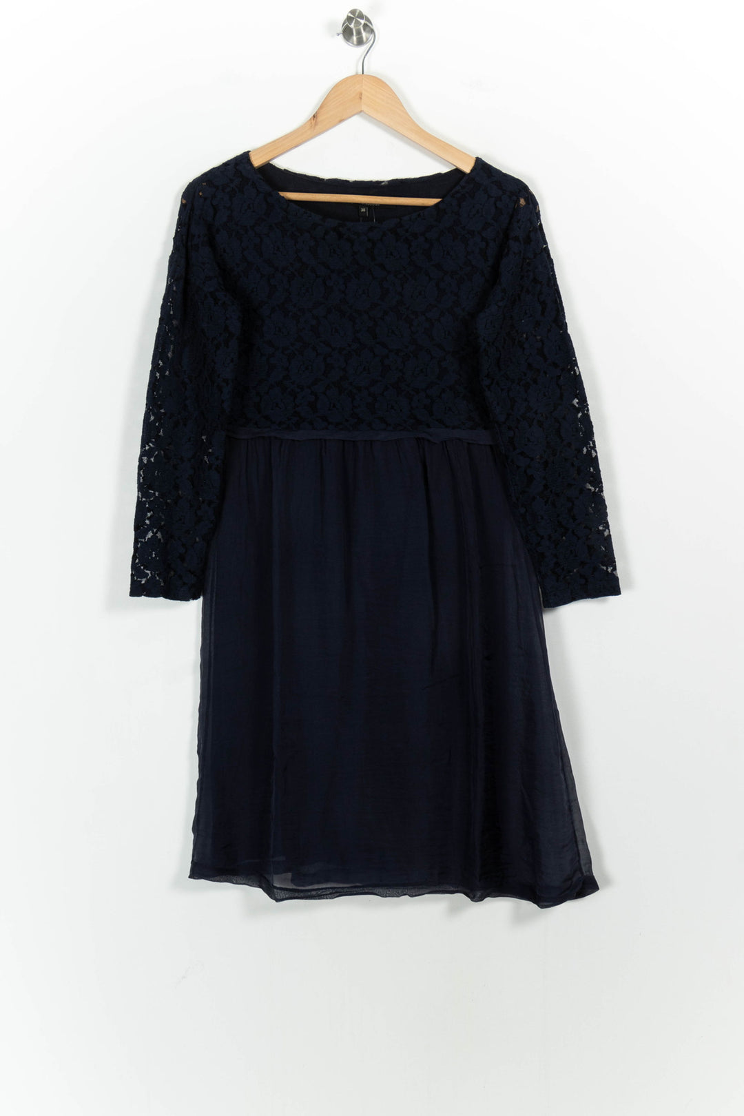 Robe Dentelle Bleue - Taille M/38 de la marque La Fée Maraboutée | PARAD103040 - Vendu par Paradigme - Image 2