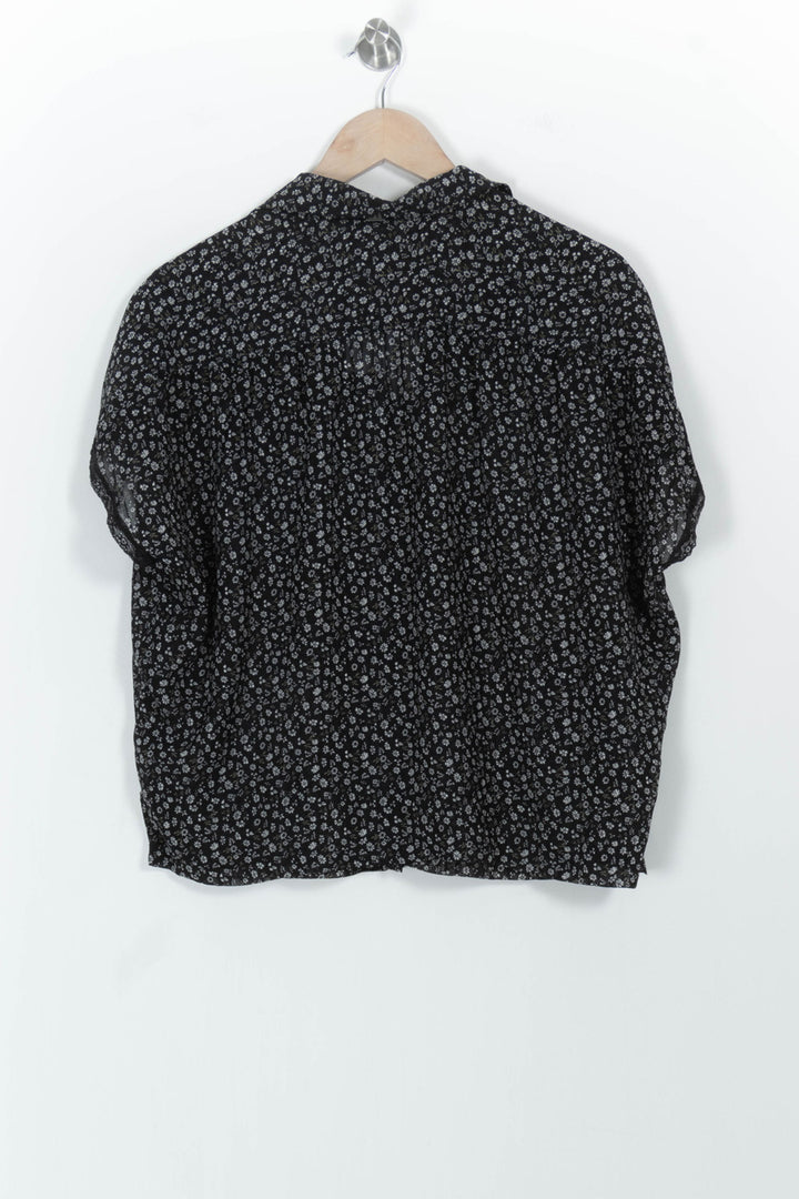 Blouse Noire et Blanche - Taille S/36 de la marque IKKS | PARAD103041 - Vendu par Paradigme - Image 4
