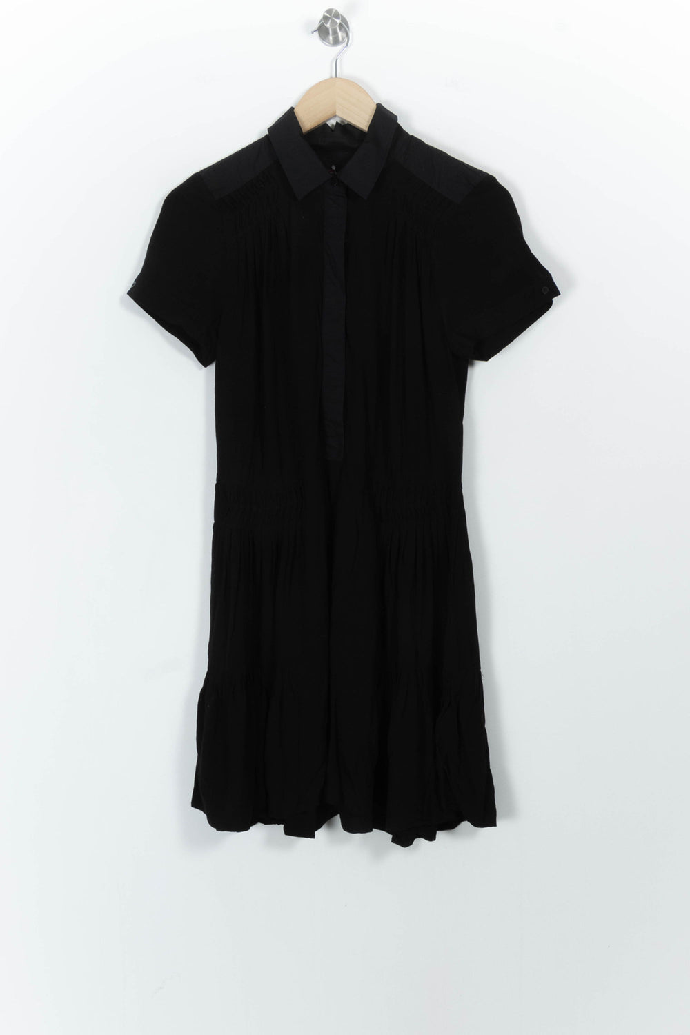 Robe Chemise Noire - Taille S/36 de la marque Comptoir des Cotonniers | PARAD103043 - Vendu par Paradigme - Image 2