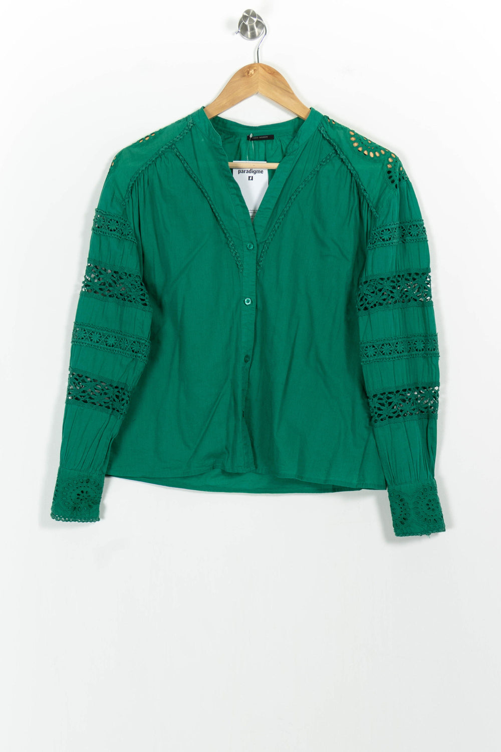 Blouse Verte - Taille S/36 de la marque IKKS | PARAD103050 - Vendu par Paradigme - Image 2