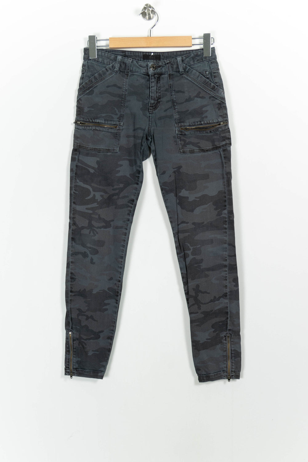 Pantalon Cargo Gris et Noir - Taille S/36 de la marque IKKS | PARAD103051 - Vendu par Paradigme - Image 2