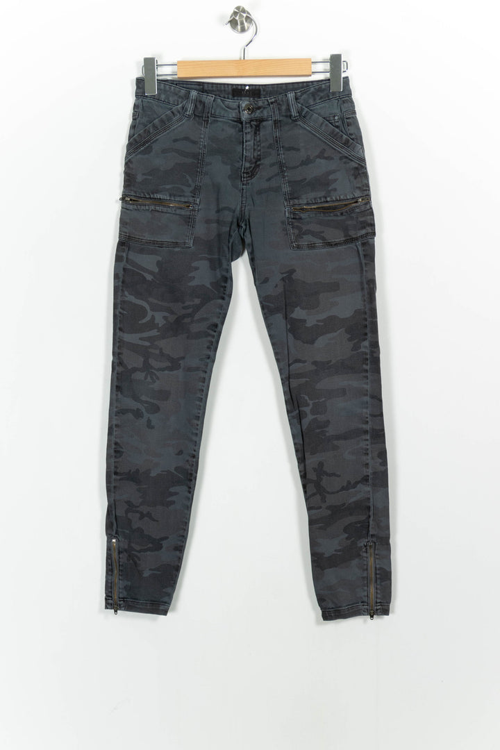 Pantalon Cargo Gris et Noir - Taille S/36 de la marque IKKS | PARAD103051 - Vendu par Paradigme - Image 2