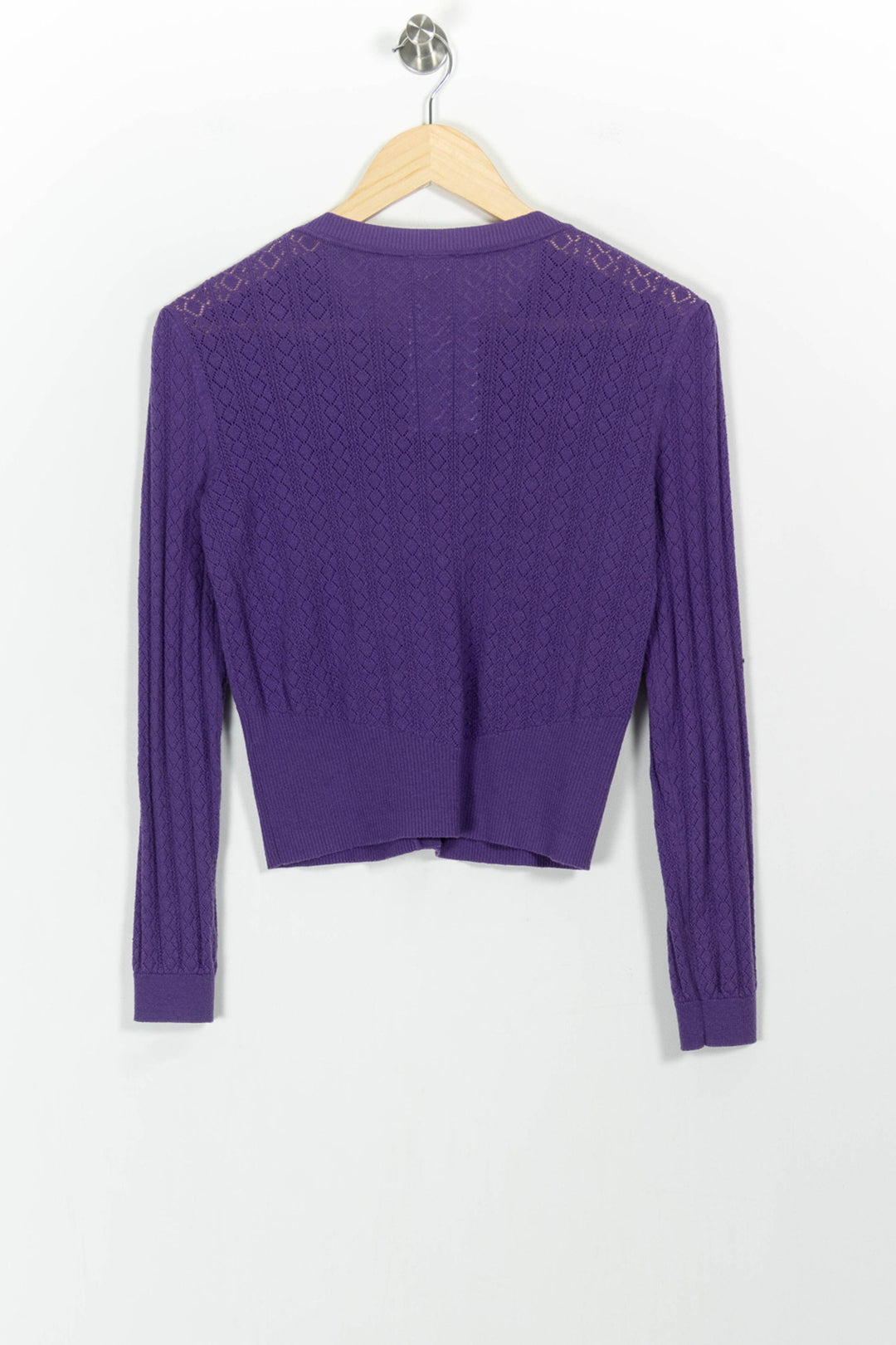 Cardigan Violet - Taille S/36 de la marque Marie Sixtine | PARAD103060 - Vendu par Paradigme - Image 4