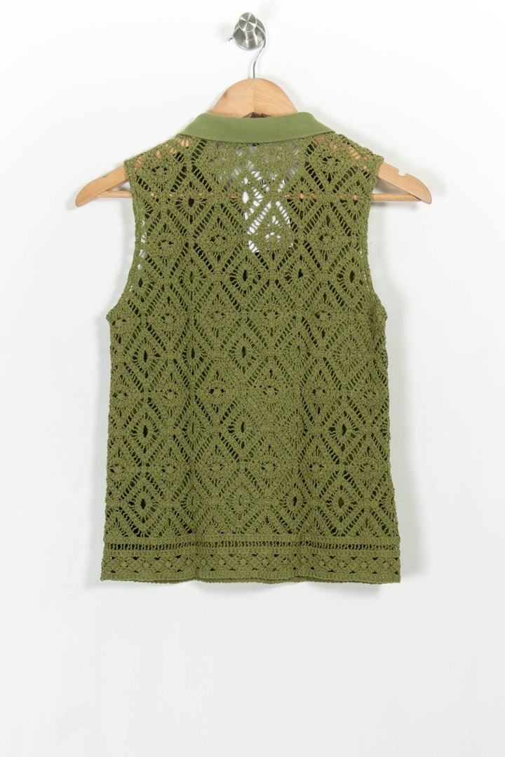 Débardeur Vert - Taille XS/34 de la marque IKKS | PARAD103065 - Vendu par Paradigme - Image 4
