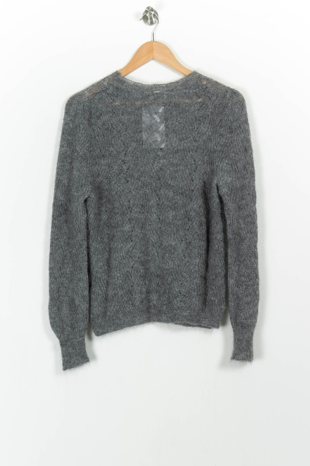 Pull Gris - Taille XS/34 de la marque IKKS | PARAD103069 - Vendu par Paradigme - Image 4