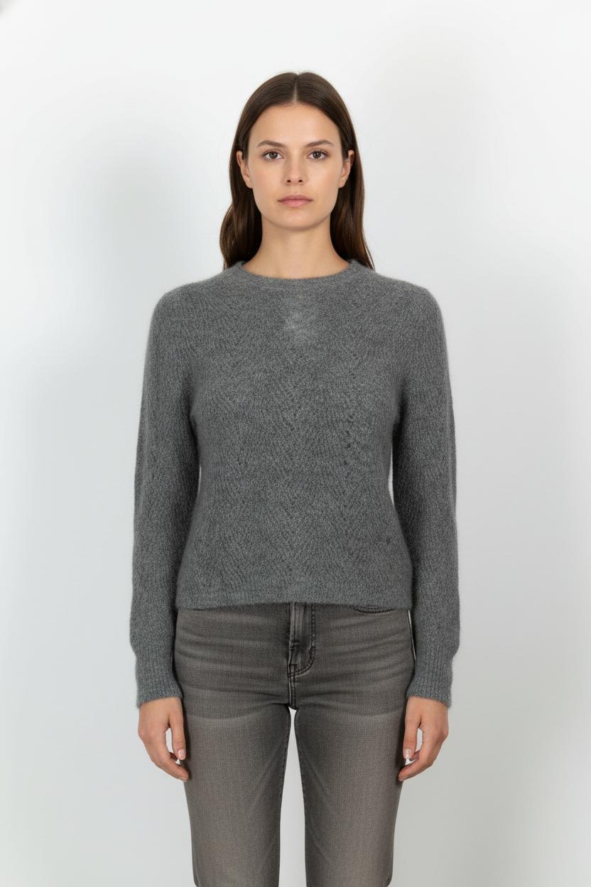 Pull Gris - Taille XS/34 de la marque IKKS | PARAD103069 - Vendu par Paradigme - Image 1