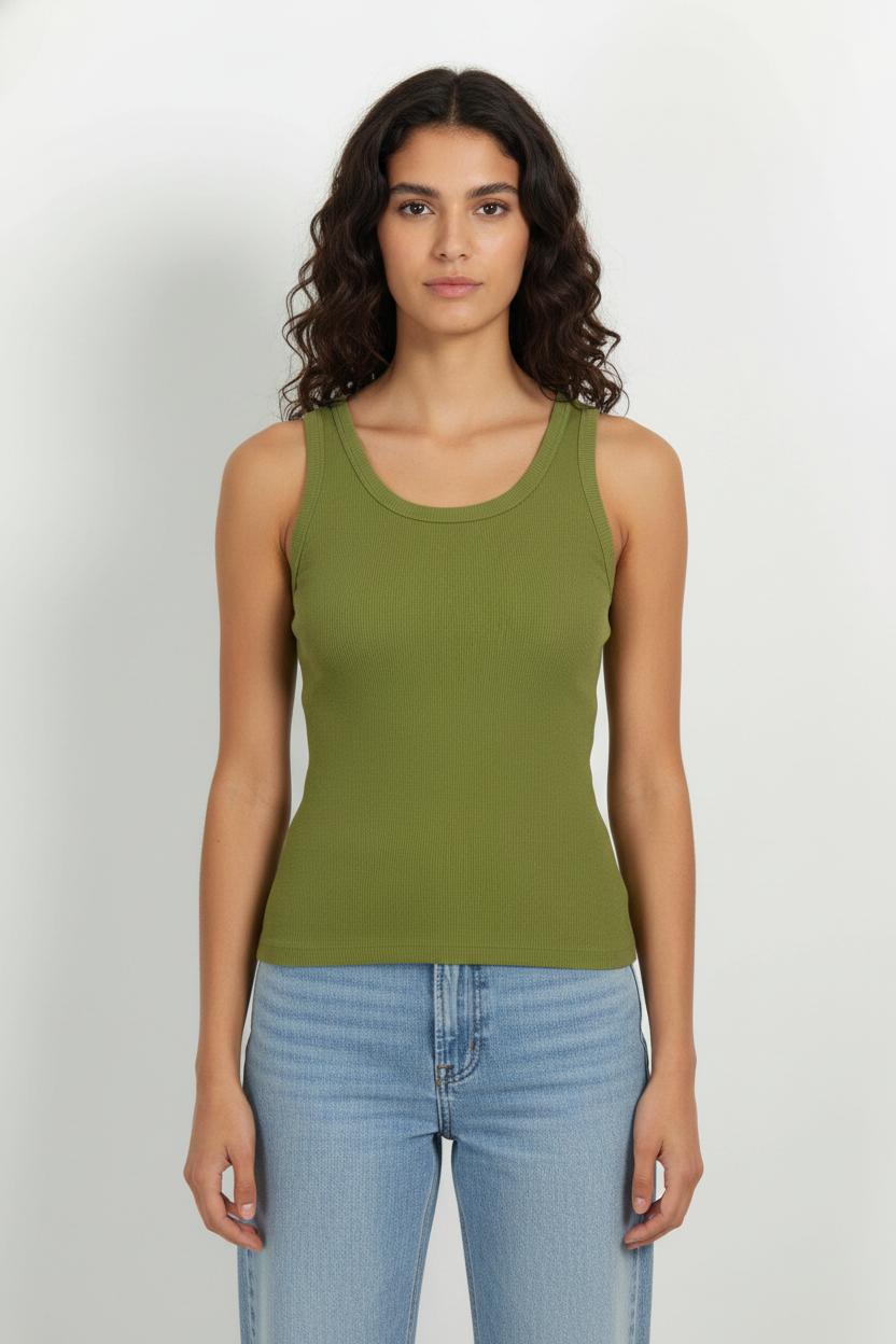 Débardeur Vert - Taille XS/34 de la marque IKKS | PARAD103070 - Vendu par Paradigme - Image 1