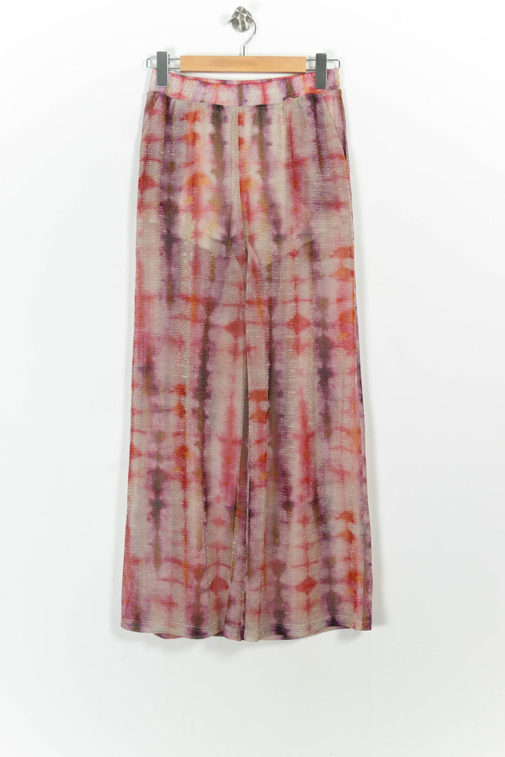 Pantalon Large Rose et Violet - Taille M/38 de la marque Imprevu | PARAD103071 - Vendu par Paradigme - Image 2