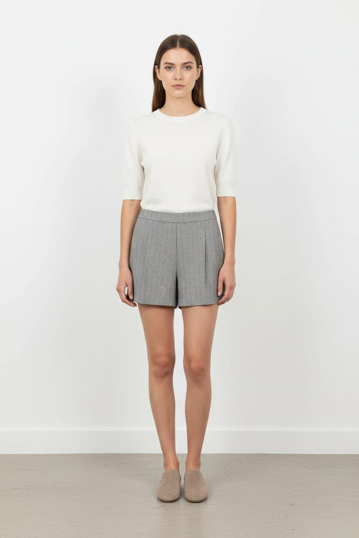 Short Gris - Taille XS/34 de la marque Maje | PARAD103072 - Vendu par Paradigme - Image 1
