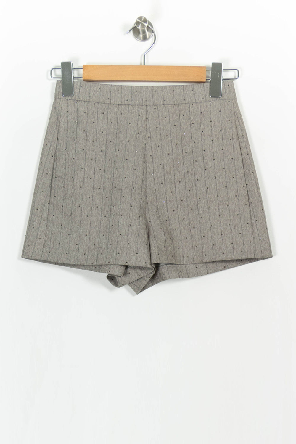 Short Gris - Taille XS/34 de la marque Maje | PARAD103072 - Vendu par Paradigme - Image 2